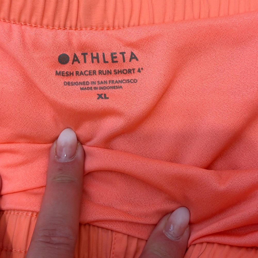Athleta, Mesh Racer Run Short, 4” - Picture 2 of 5
